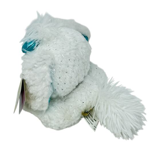 GUND Plushes Pets Bianca Blings White Silver Sparkles Plush Stuffed Animal Toy - Picture 4 of 10